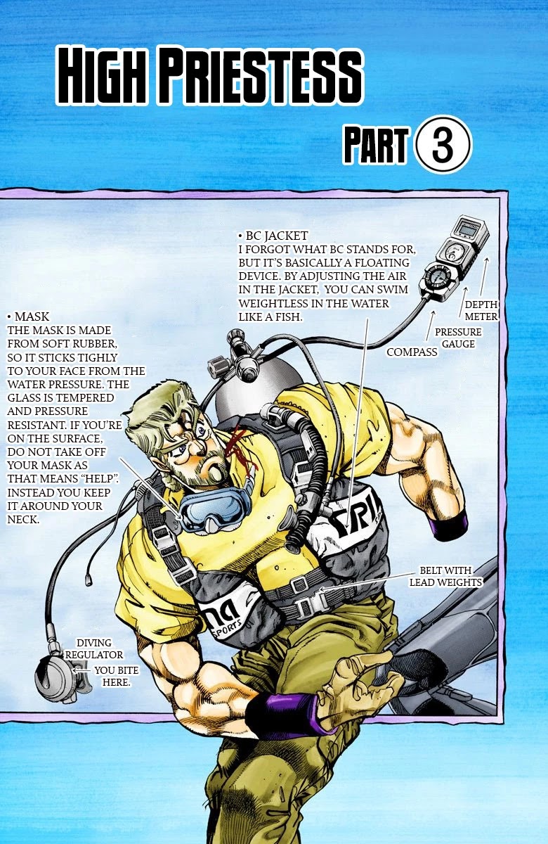 JoJo's Bizarre Adventure Part 3 - Stardust Crusaders (Official Colored) Chapter 68 page 1 - Chapter 68: High Priestess Part 3