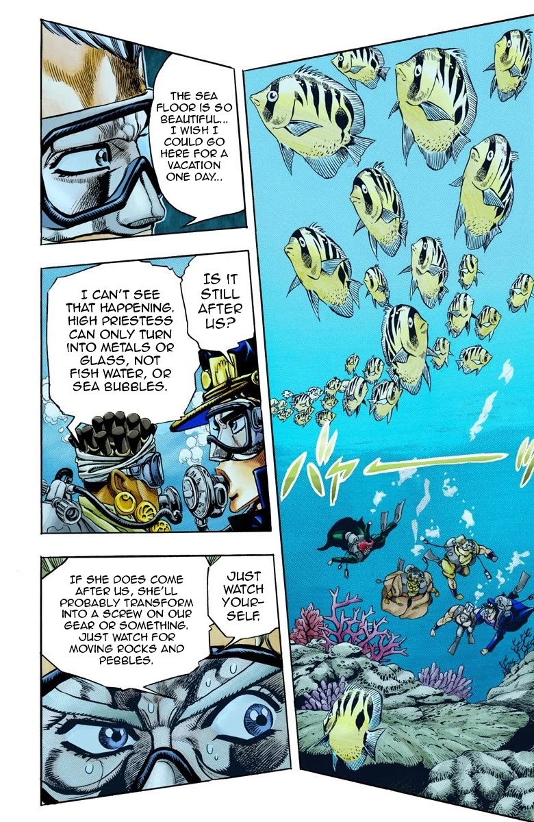 JoJo's Bizarre Adventure Part 3 - Stardust Crusaders (Official Colored) Chapter 68 page 16 - Chapter 68: High Priestess Part 3