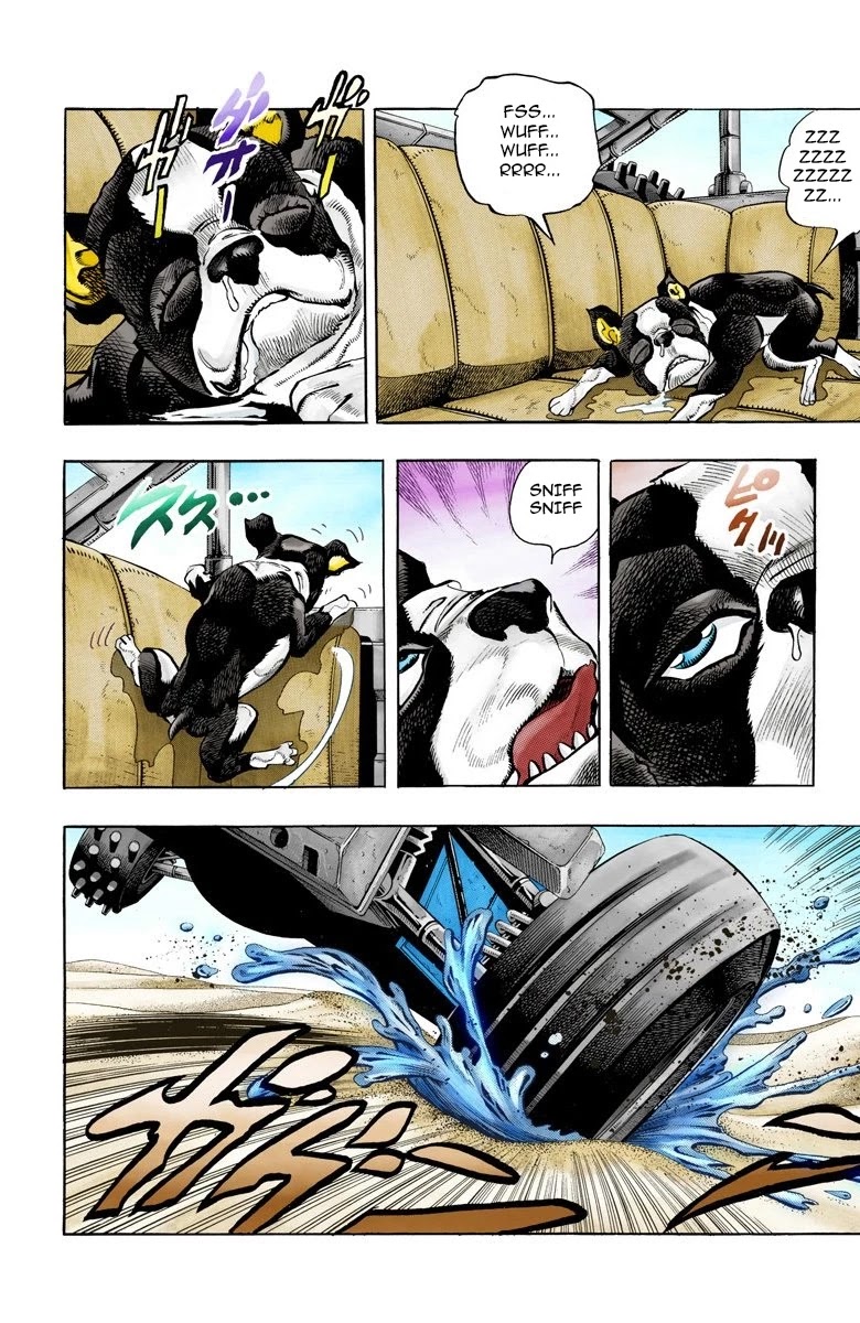 JoJo's Bizarre Adventure Part 3 - Stardust Crusaders (Official Colored) Chapter 72 page 18 - Chapter 72: 'The Fool' Iggy and 'Geb' N'doul Part 3