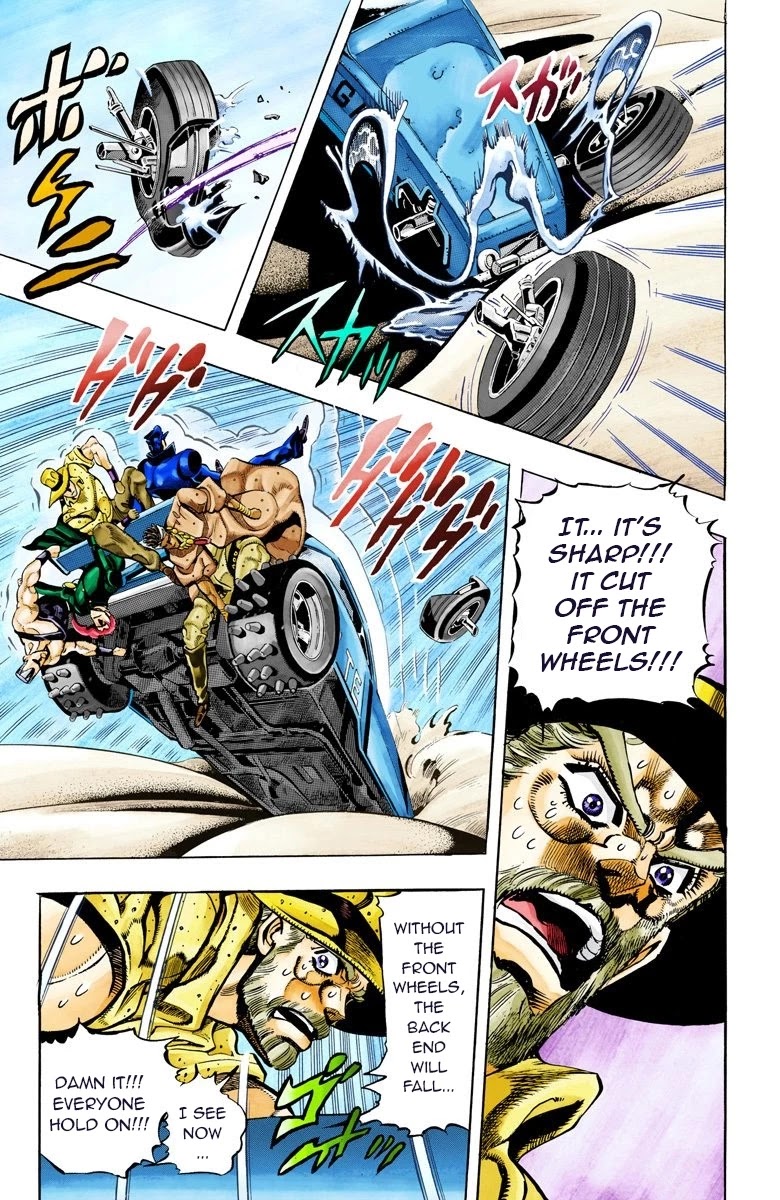 JoJo's Bizarre Adventure Part 3 - Stardust Crusaders (Official Colored) Chapter 73 page 4 - Chapter 73: 'The Fool' Iggy and 'Geb' N'doul Part 4