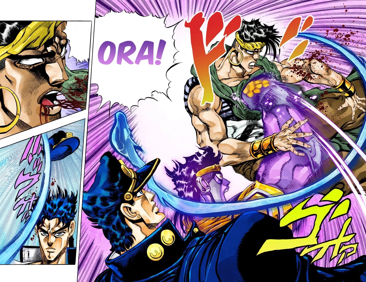 JoJo's Bizarre Adventure Part 3 - Stardust Crusaders (Official Colored) Chapter 75 page 7 - Chapter 75: 'The Fool' Iggy and 'Geb' N'doul Part 6