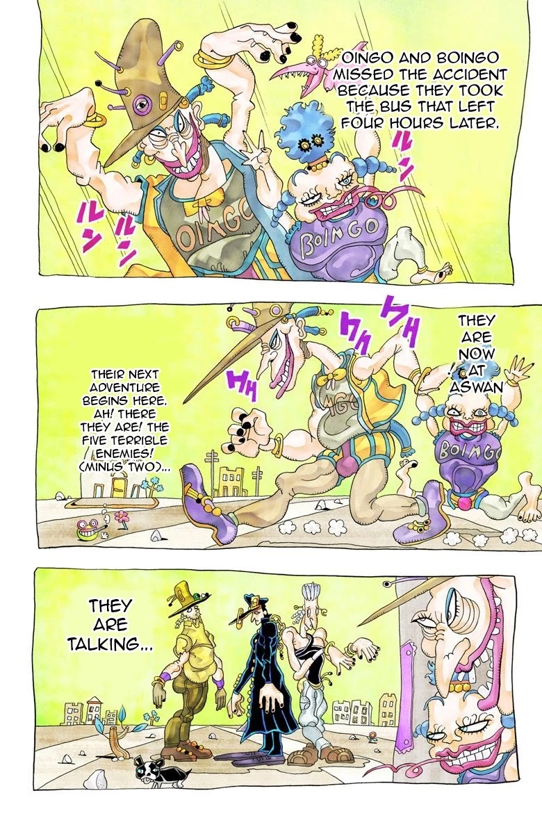 JoJo's Bizarre Adventure Part 3 - Stardust Crusaders (Official Colored) Chapter 76 page 13 - Chapter 76: Khnum Oingo and Thoth Boingo Part 1