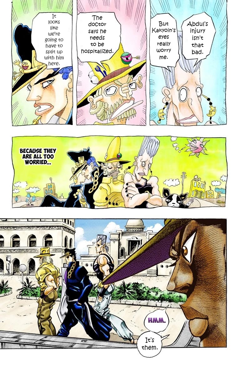 JoJo's Bizarre Adventure Part 3 - Stardust Crusaders (Official Colored) Chapter 76 page 14 - Chapter 76: Khnum Oingo and Thoth Boingo Part 1