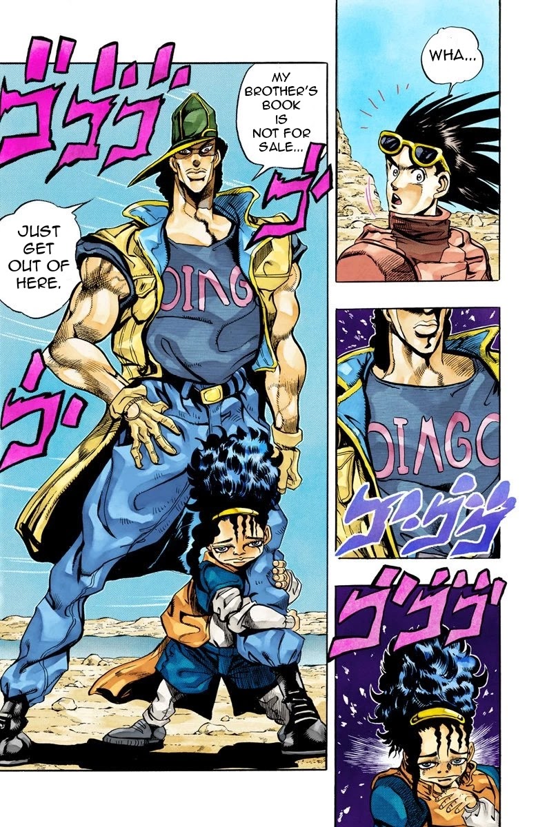 JoJo's Bizarre Adventure Part 3 - Stardust Crusaders (Official Colored) Chapter 76 page 7 - Chapter 76: Khnum Oingo and Thoth Boingo Part 1