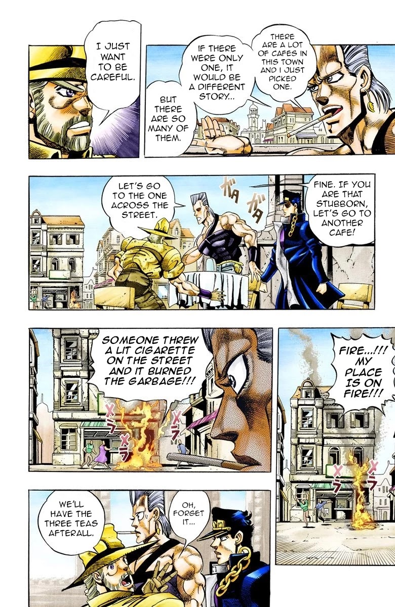 JoJo's Bizarre Adventure Part 3 - Stardust Crusaders (Official Colored) Chapter 77 page 12 - Chapter 77: Khnum Oingo and Thoth Boingo Part 2