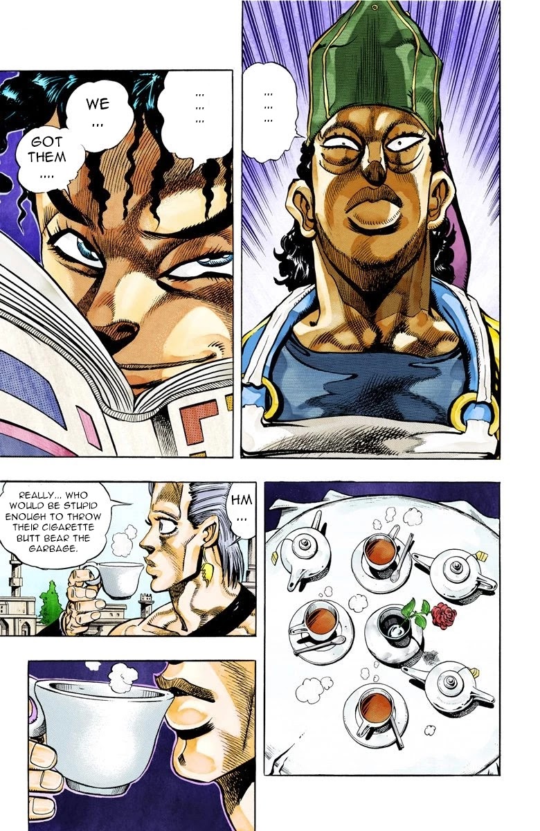 JoJo's Bizarre Adventure Part 3 - Stardust Crusaders (Official Colored) Chapter 77 page 13 - Chapter 77: Khnum Oingo and Thoth Boingo Part 2
