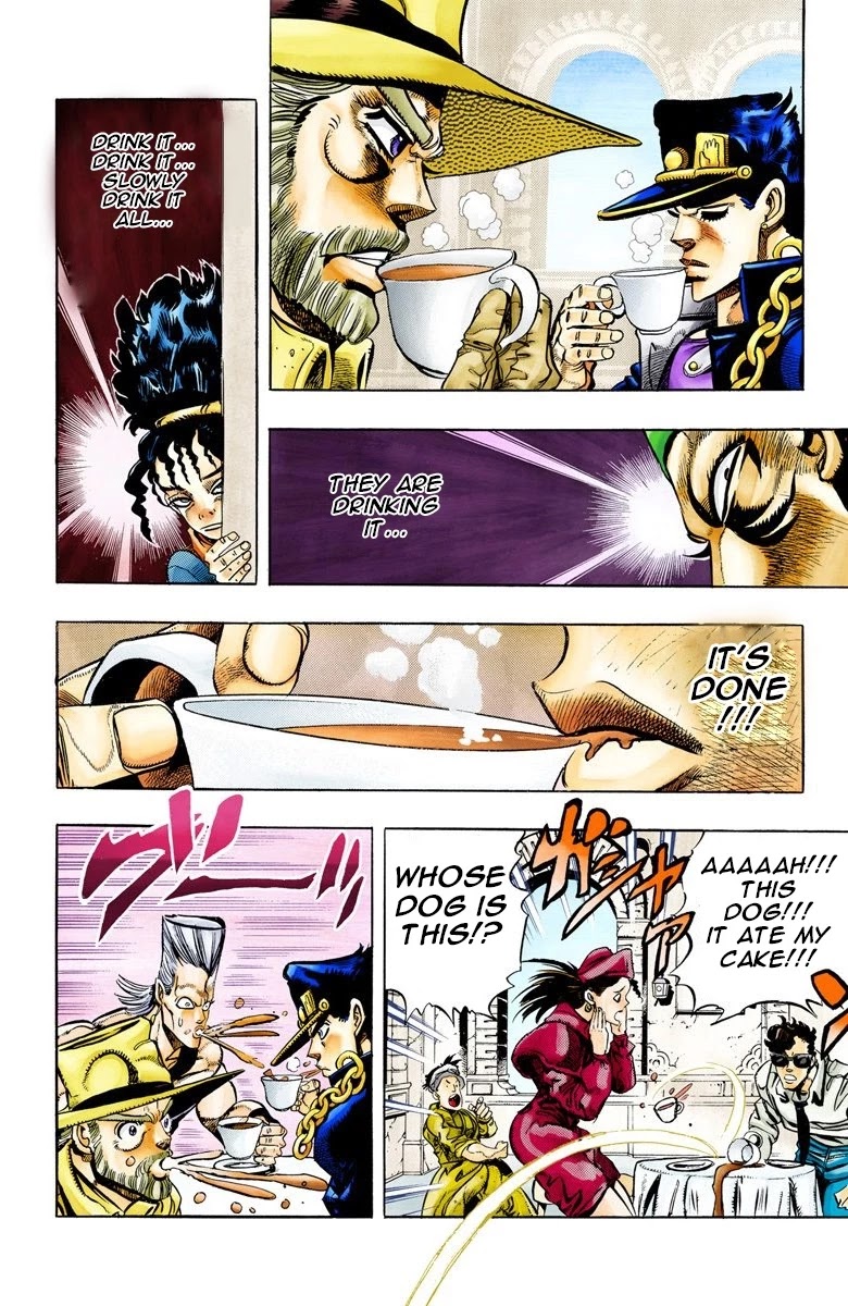 JoJo's Bizarre Adventure Part 3 - Stardust Crusaders (Official Colored) Chapter 77 page 14 - Chapter 77: Khnum Oingo and Thoth Boingo Part 2