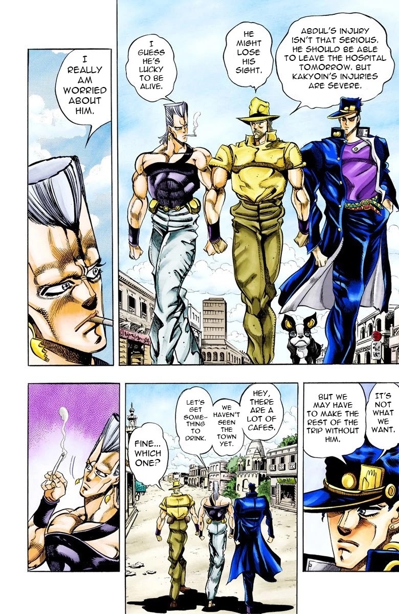 JoJo's Bizarre Adventure Part 3 - Stardust Crusaders (Official Colored) Chapter 77 page 6 - Chapter 77: Khnum Oingo and Thoth Boingo Part 2
