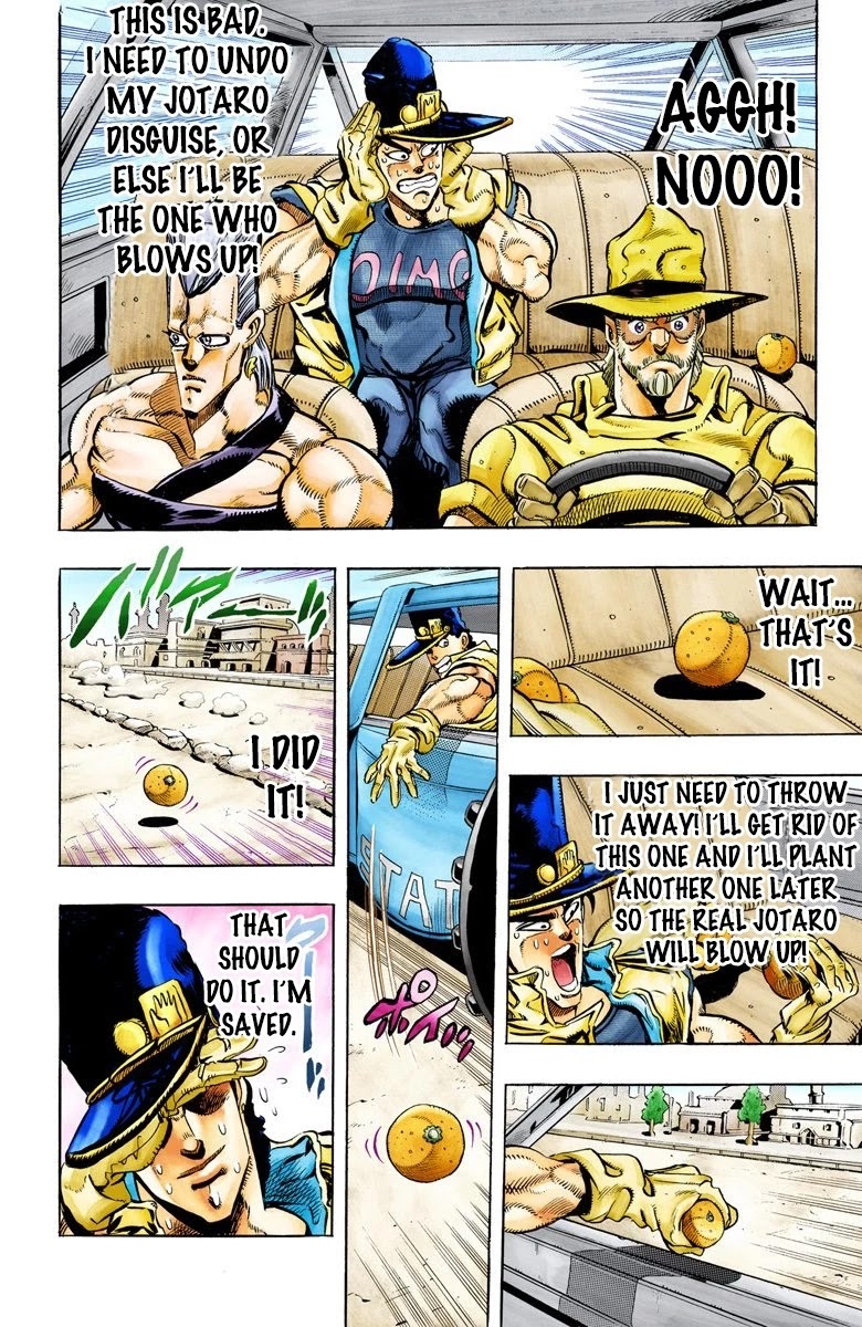 JoJo's Bizarre Adventure Part 3 - Stardust Crusaders (Official Colored) Chapter 78 page 10 - Chapter 78: Khnum Oingo and Thoth Boingo Part 3
