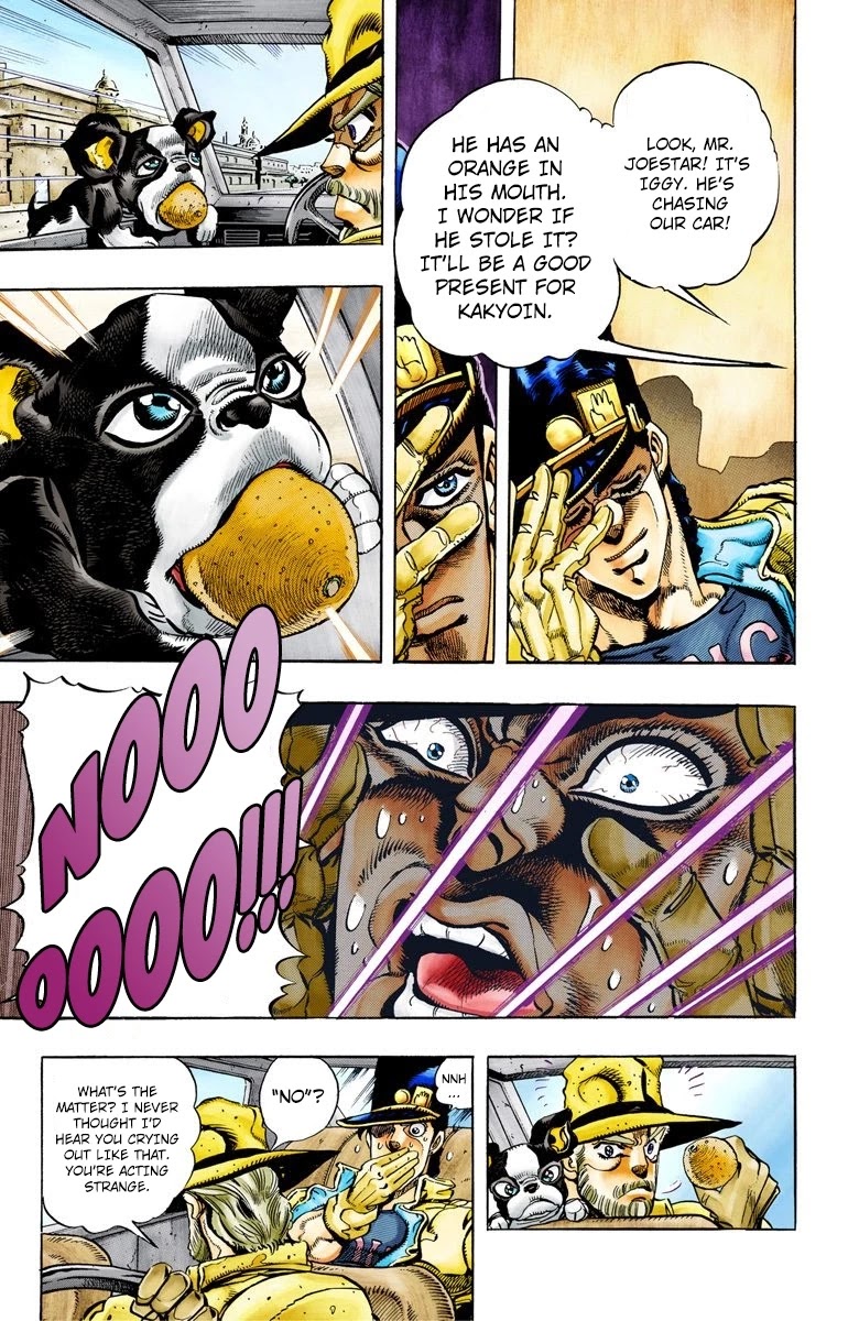 JoJo's Bizarre Adventure Part 3 - Stardust Crusaders (Official Colored) Chapter 78 page 11 - Chapter 78: Khnum Oingo and Thoth Boingo Part 3