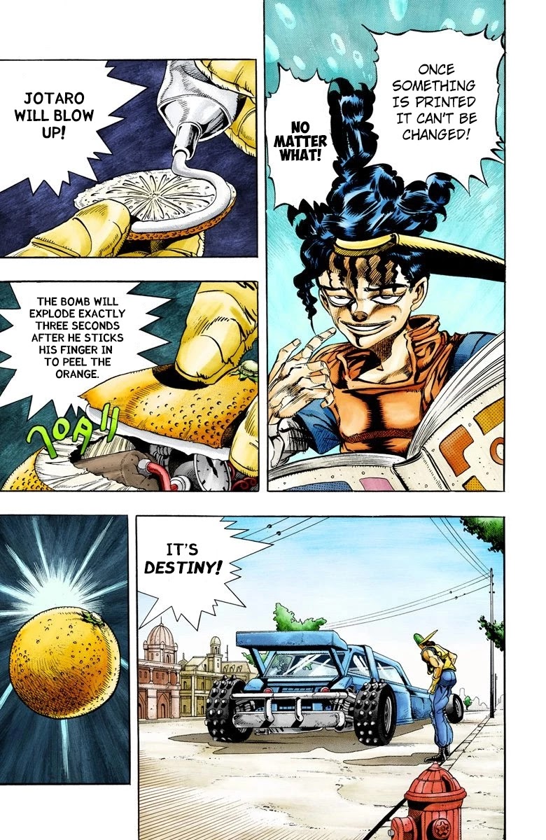JoJo's Bizarre Adventure Part 3 - Stardust Crusaders (Official Colored) Chapter 78 page 3 - Chapter 78: Khnum Oingo and Thoth Boingo Part 3