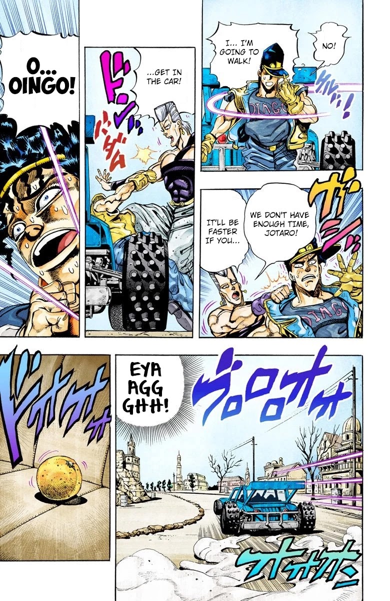 JoJo's Bizarre Adventure Part 3 - Stardust Crusaders (Official Colored) Chapter 78 page 9 - Chapter 78: Khnum Oingo and Thoth Boingo Part 3