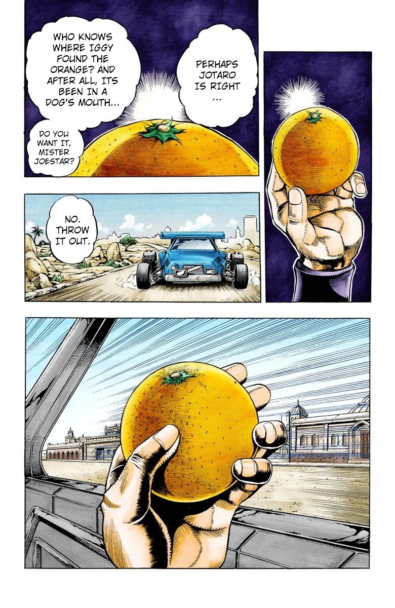 JoJo's Bizarre Adventure Part 3 - Stardust Crusaders (Official Colored) Chapter 79 page 11 - Chapter 79: Khnum Oingo and Thoth Boingo Part 4