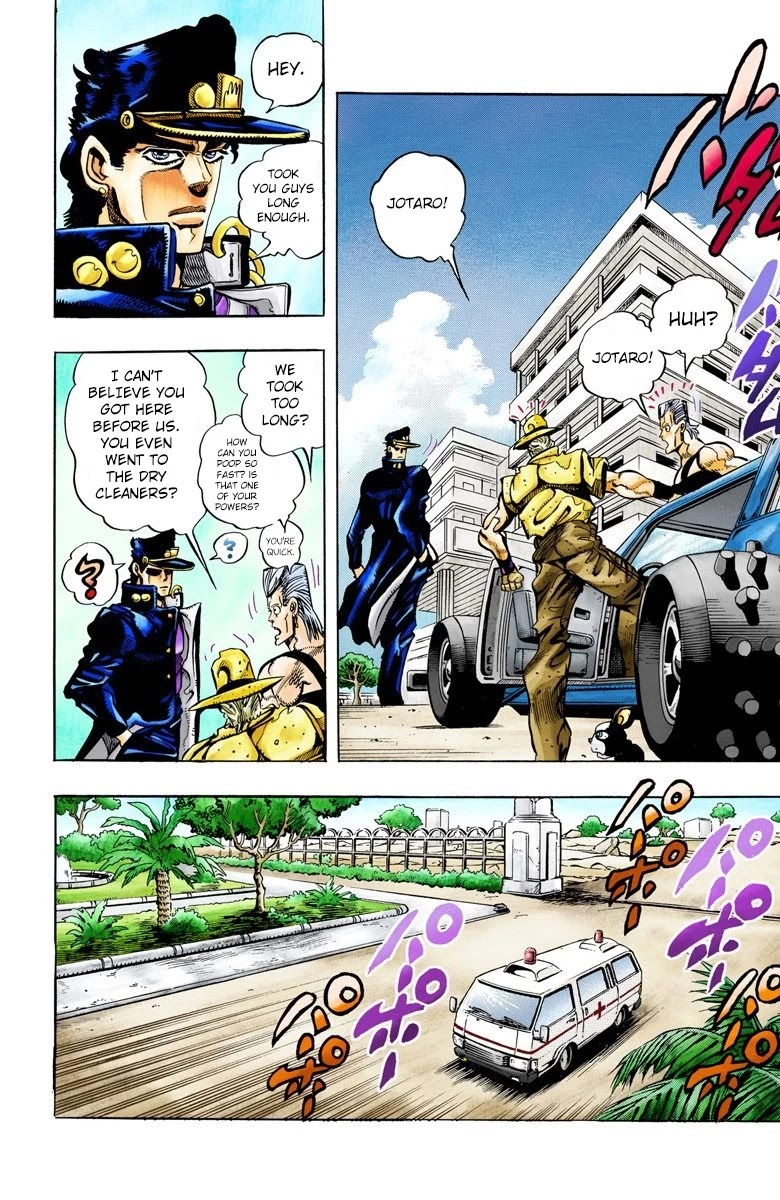JoJo's Bizarre Adventure Part 3 - Stardust Crusaders (Official Colored) Chapter 79 page 20 - Chapter 79: Khnum Oingo and Thoth Boingo Part 4