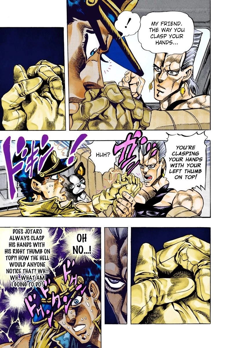 JoJo's Bizarre Adventure Part 3 - Stardust Crusaders (Official Colored) Chapter 79 page 5 - Chapter 79: Khnum Oingo and Thoth Boingo Part 4