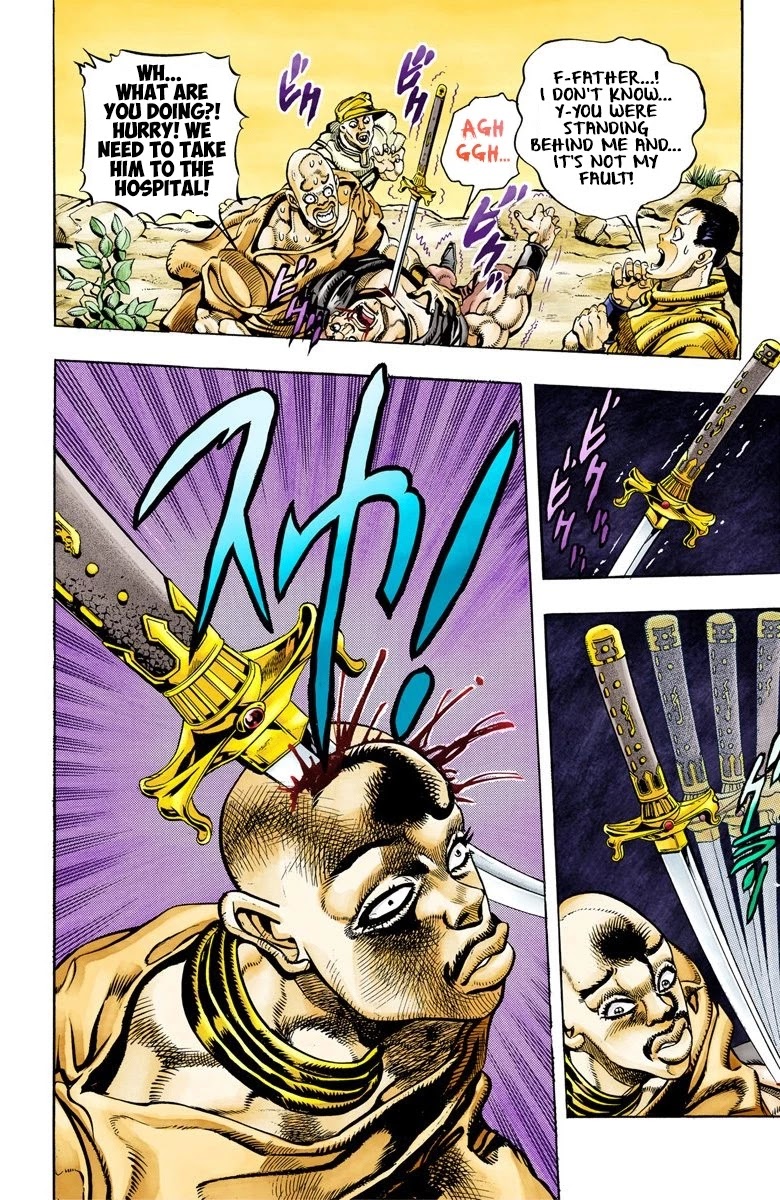 JoJo's Bizarre Adventure Part 3 - Stardust Crusaders (Official Colored) Chapter 80 page 11 - Chapter 80: Anubis Part 1