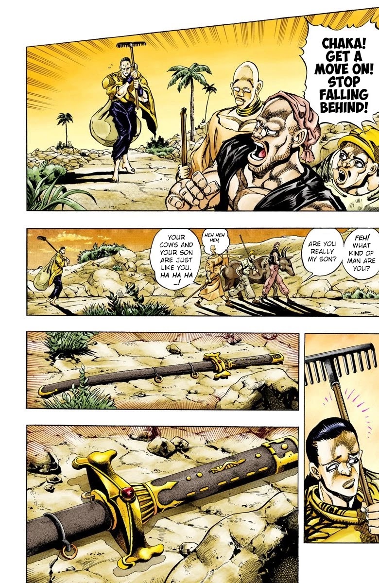 JoJo's Bizarre Adventure Part 3 - Stardust Crusaders (Official Colored) Chapter 80 page 3 - Chapter 80: Anubis Part 1
