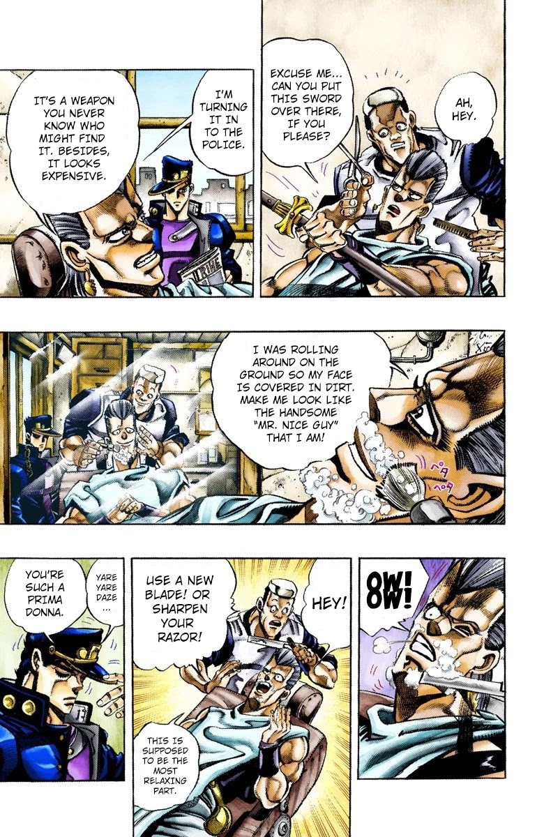 JoJo's Bizarre Adventure Part 3 - Stardust Crusaders (Official Colored) Chapter 82 page 10 - Chapter 82: Anubis Part 3