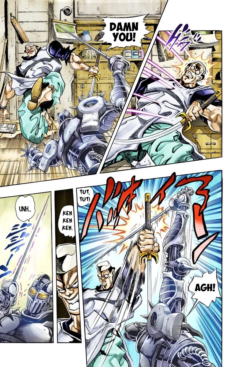 JoJo's Bizarre Adventure Part 3 - Stardust Crusaders (Official Colored) Chapter 83 page 3 - Chapter 83: Anubis Part 4
