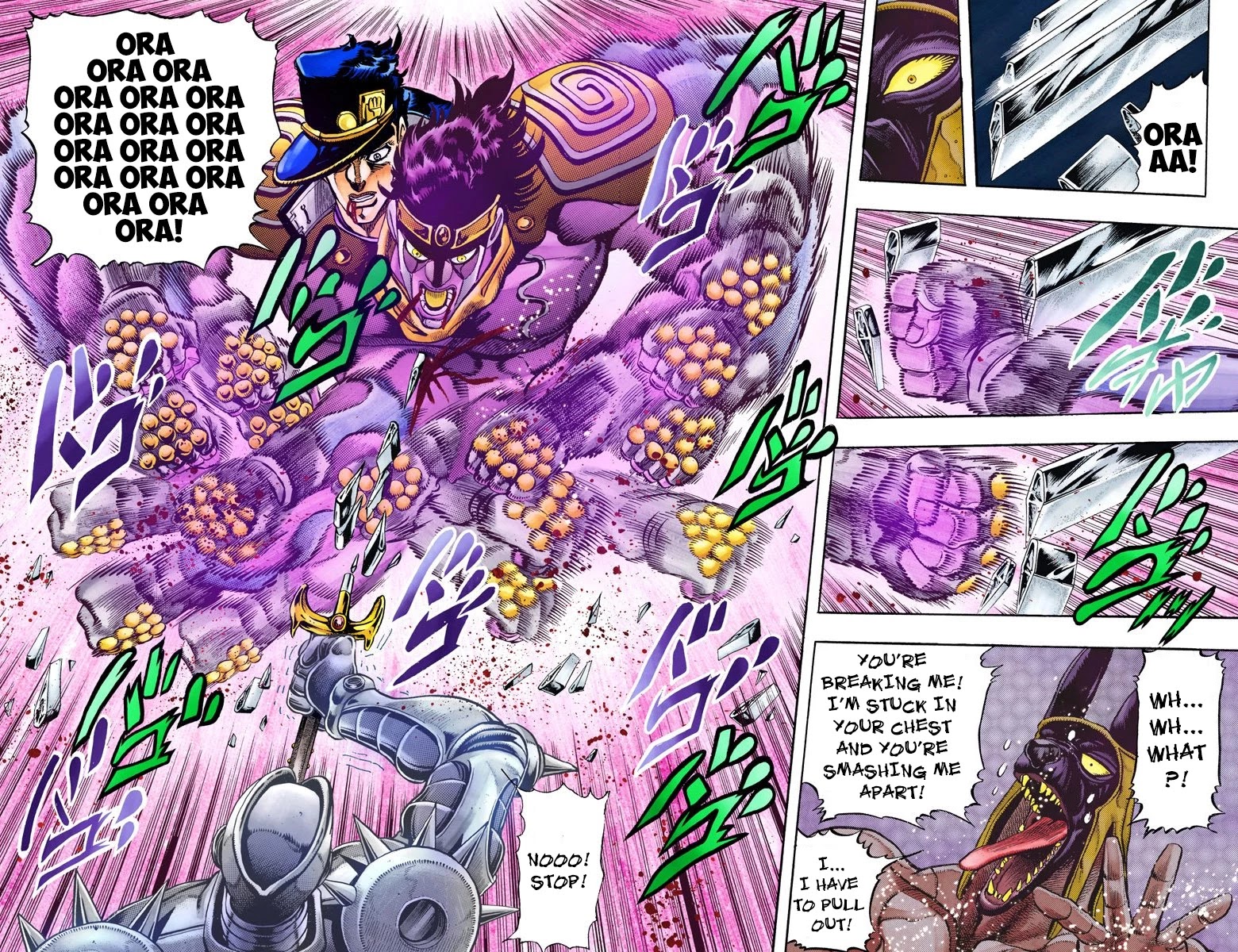 JoJo's Bizarre Adventure Part 3 - Stardust Crusaders (Official Colored) Chapter 85 page 4 - Chapter 85: Anubis Part 6