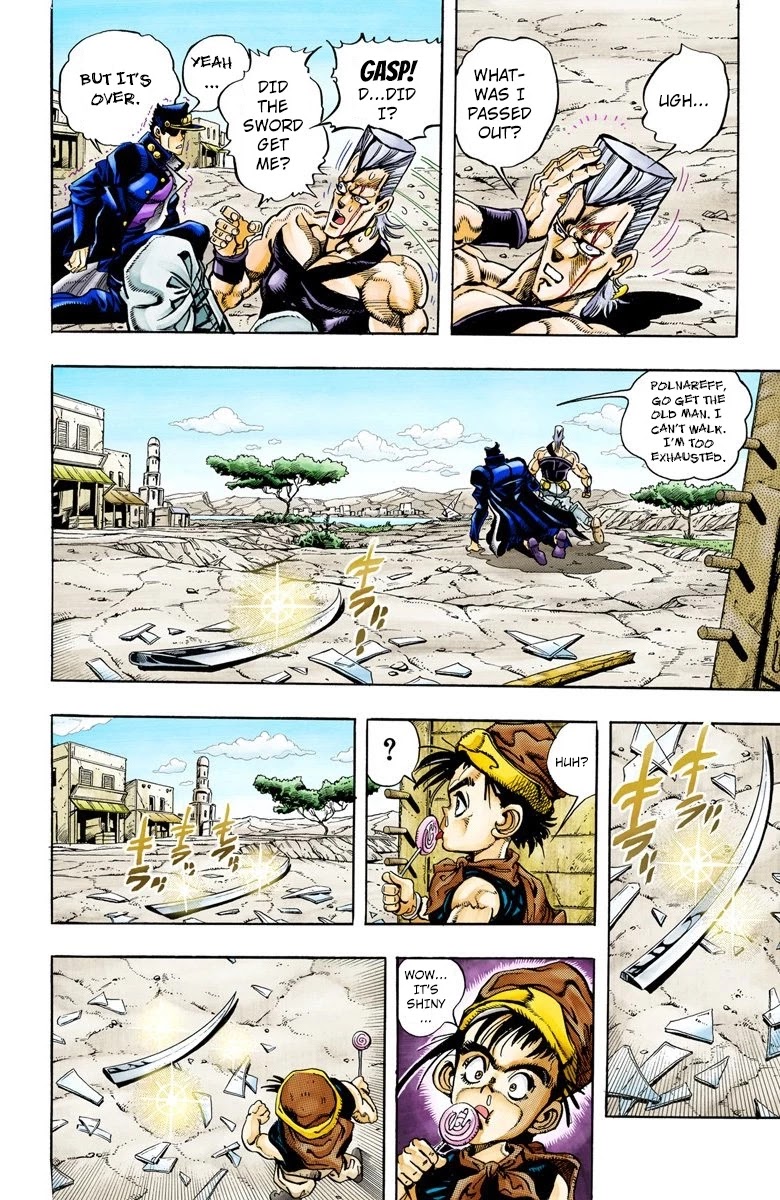 JoJo's Bizarre Adventure Part 3 - Stardust Crusaders (Official Colored) Chapter 85 page 7 - Chapter 85: Anubis Part 6
