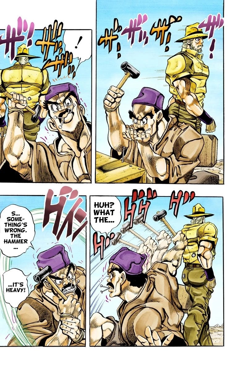 JoJo's Bizarre Adventure Part 3 - Stardust Crusaders (Official Colored) Chapter 86 page 14 - Chapter 86: 'Bast' Mariah Part 1