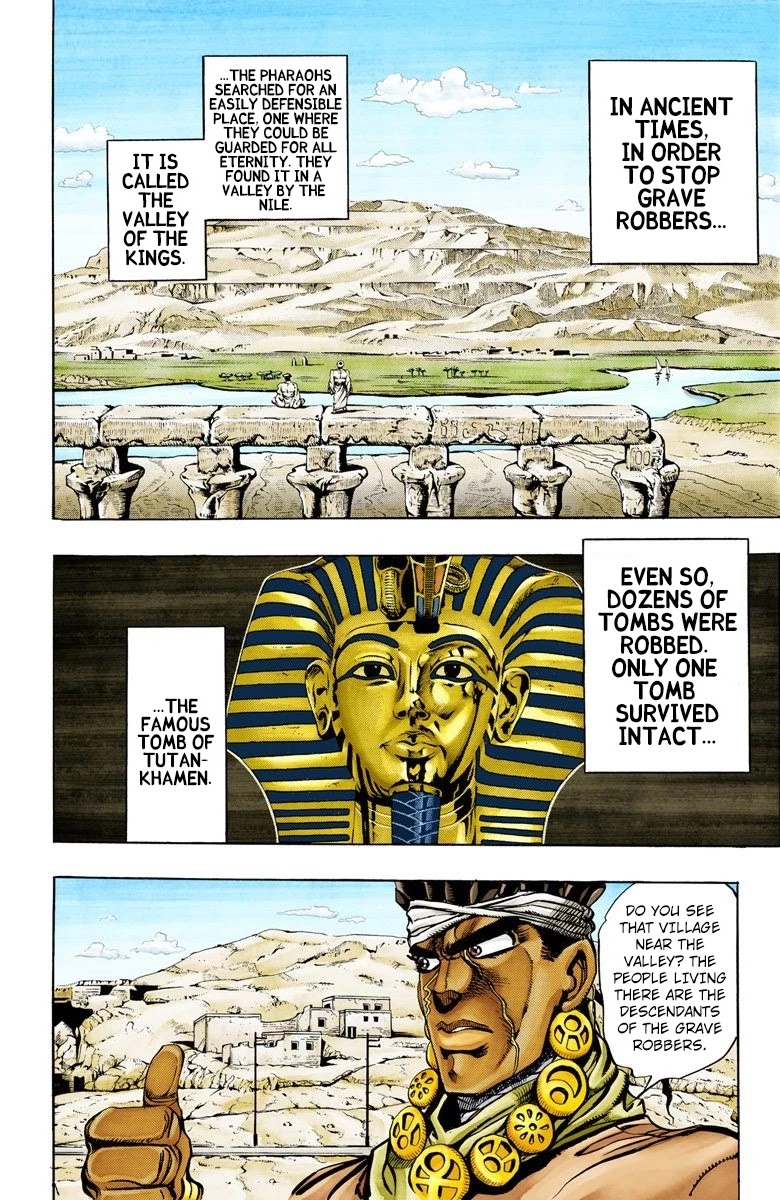 JoJo's Bizarre Adventure Part 3 - Stardust Crusaders (Official Colored) Chapter 86 page 2 - Chapter 86: 'Bast' Mariah Part 1