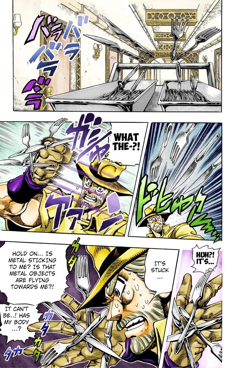 JoJo's Bizarre Adventure Part 3 - Stardust Crusaders (Official Colored) Chapter 87 page 11 - Chapter 87: 'Bast' Mariah Part 2