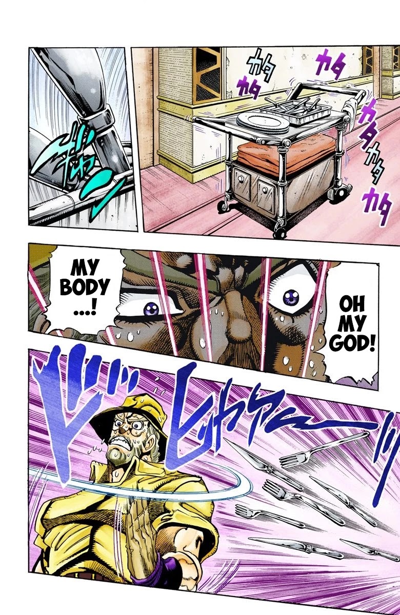 JoJo's Bizarre Adventure Part 3 - Stardust Crusaders (Official Colored) Chapter 87 page 12 - Chapter 87: 'Bast' Mariah Part 2