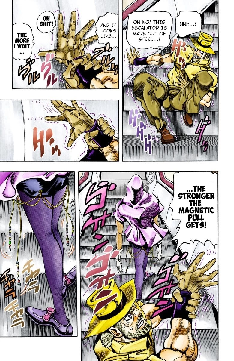 JoJo's Bizarre Adventure Part 3 - Stardust Crusaders (Official Colored) Chapter 87 page 15 - Chapter 87: 'Bast' Mariah Part 2