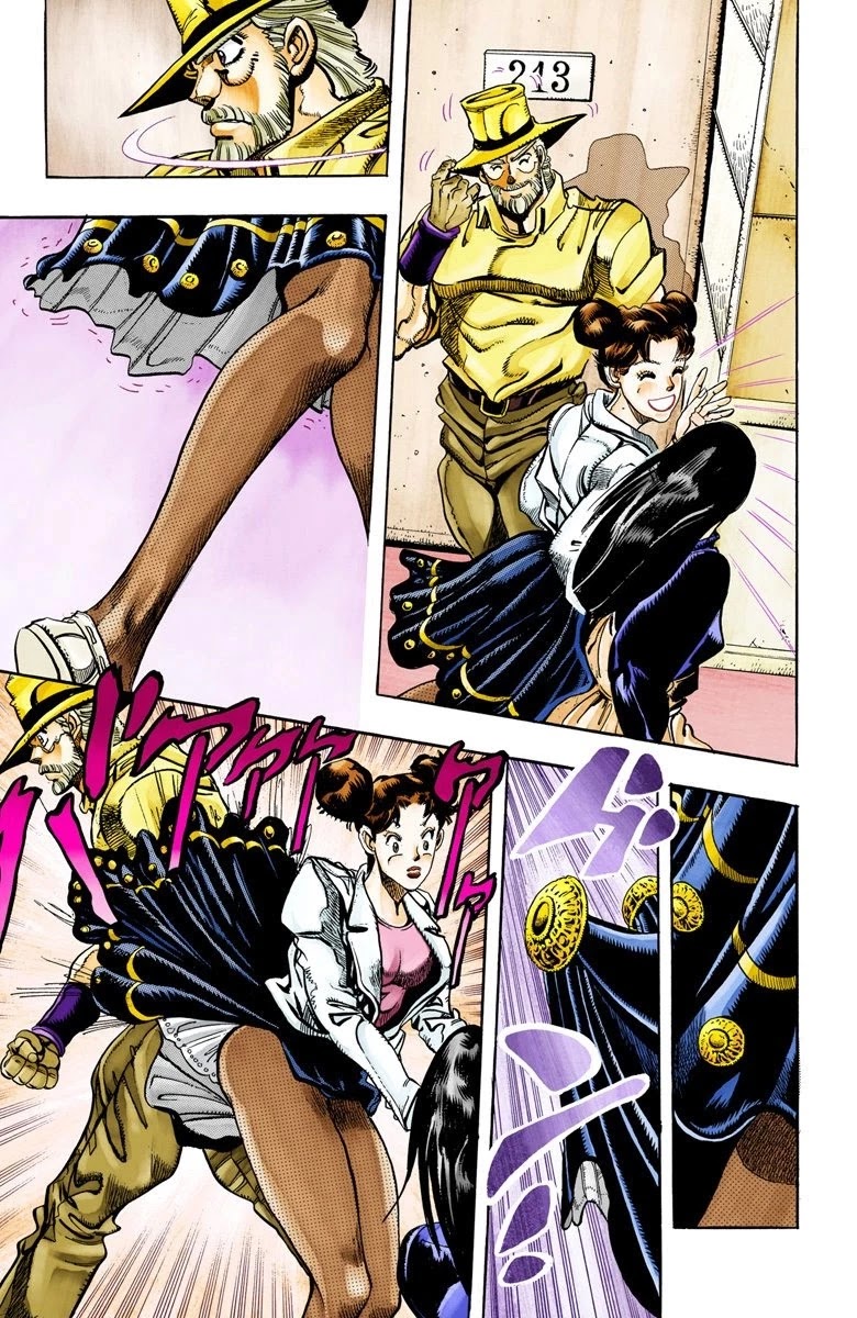 JoJo's Bizarre Adventure Part 3 - Stardust Crusaders (Official Colored) Chapter 87 page 7 - Chapter 87: 'Bast' Mariah Part 2