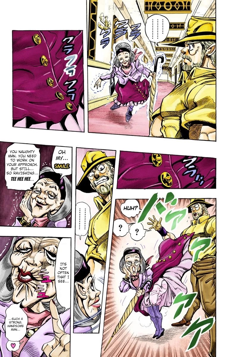 JoJo's Bizarre Adventure Part 3 - Stardust Crusaders (Official Colored) Chapter 87 page 9 - Chapter 87: 'Bast' Mariah Part 2