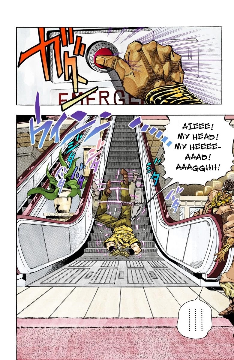 JoJo's Bizarre Adventure Part 3 - Stardust Crusaders (Official Colored) Chapter 88 page 4 - Chapter 88: 'Bast' Mariah Part 3