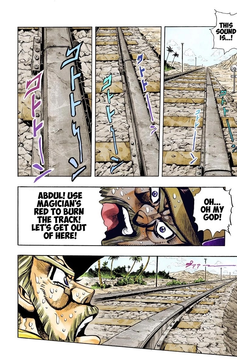 JoJo's Bizarre Adventure Part 3 - Stardust Crusaders (Official Colored) Chapter 89 page 15 - Chapter 89: 'Bast' Mariah Part 4