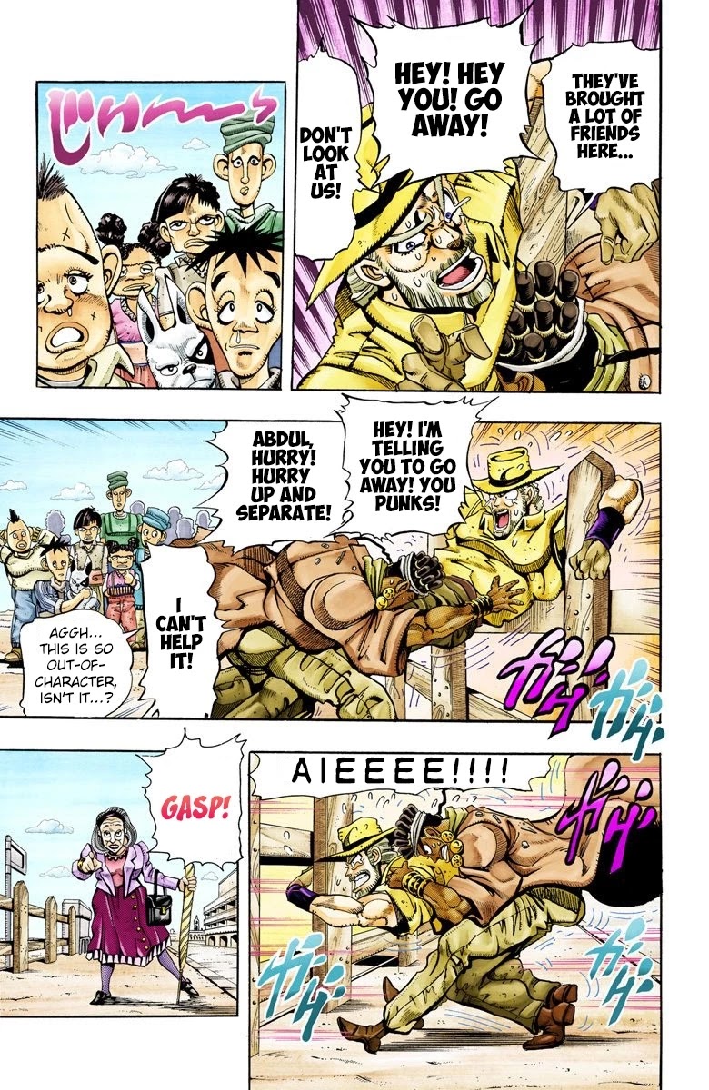 JoJo's Bizarre Adventure Part 3 - Stardust Crusaders (Official Colored) Chapter 89 page 8 - Chapter 89: 'Bast' Mariah Part 4