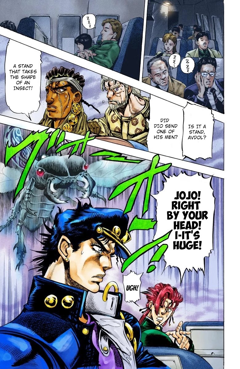 JoJo's Bizarre Adventure Part 3 - Stardust Crusaders (Official Colored) Chapter 9 page 15 - Chapter 9: Leaving Towards Egypt