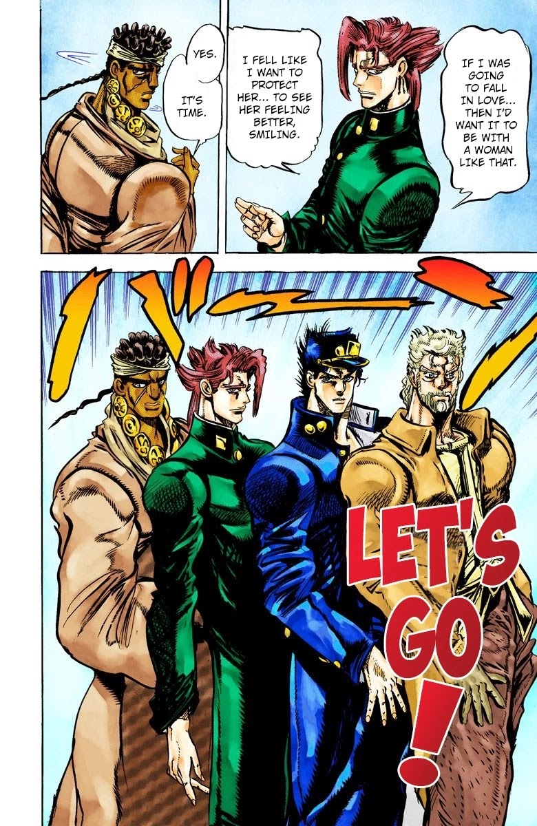 JoJo's Bizarre Adventure Part 3 - Stardust Crusaders (Official Colored) Chapter 9 page 8 - Chapter 9: Leaving Towards Egypt