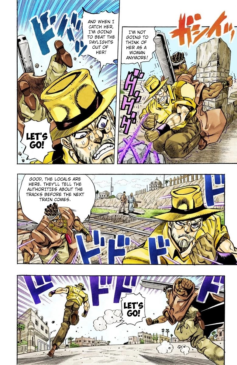 JoJo's Bizarre Adventure Part 3 - Stardust Crusaders (Official Colored) Chapter 90 page 10 - Chapter 90: 'Bast' Mariah Part 5