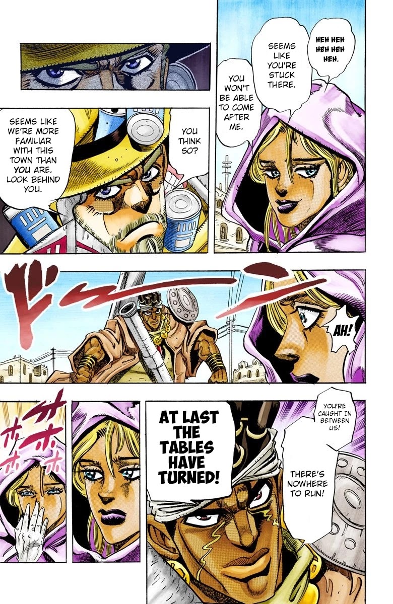 JoJo's Bizarre Adventure Part 3 - Stardust Crusaders (Official Colored) Chapter 90 page 16 - Chapter 90: 'Bast' Mariah Part 5
