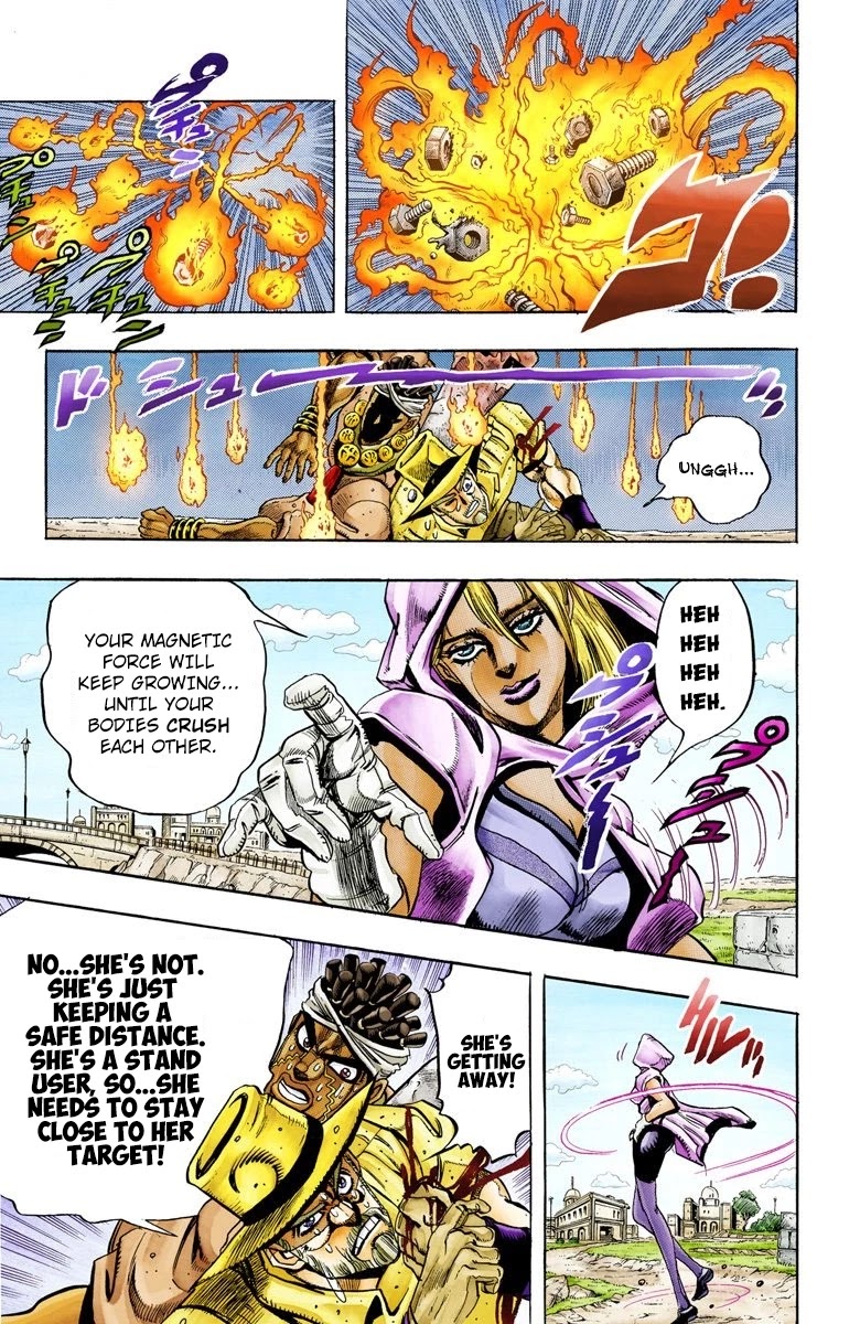 JoJo's Bizarre Adventure Part 3 - Stardust Crusaders (Official Colored) Chapter 90 page 7 - Chapter 90: 'Bast' Mariah Part 5