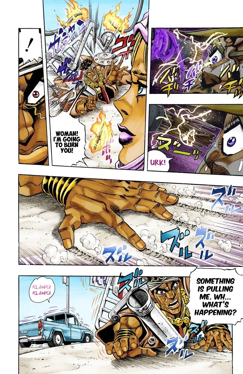 JoJo's Bizarre Adventure Part 3 - Stardust Crusaders (Official Colored) Chapter 91 page 5 - Chapter 91: 'Bast' Mariah Part 6