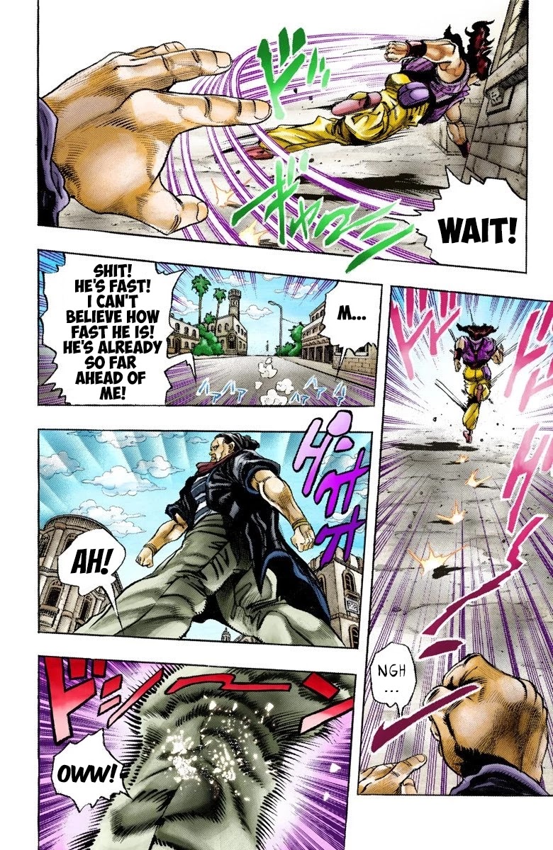 JoJo's Bizarre Adventure Part 3 - Stardust Crusaders (Official Colored) Chapter 92 page 11 - Chapter 92: 'Sethan' Alessi Part 1