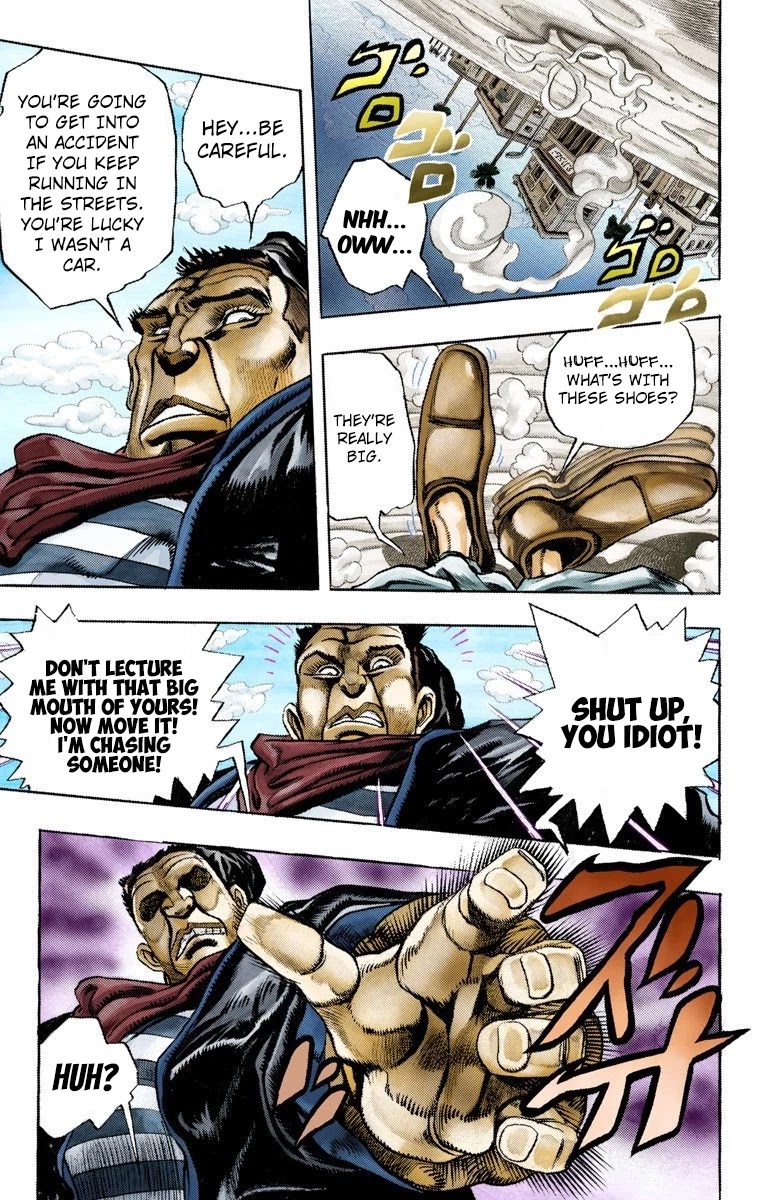 JoJo's Bizarre Adventure Part 3 - Stardust Crusaders (Official Colored) Chapter 92 page 12 - Chapter 92: 'Sethan' Alessi Part 1