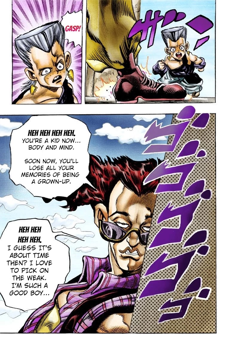 JoJo's Bizarre Adventure Part 3 - Stardust Crusaders (Official Colored) Chapter 92 page 20 - Chapter 92: 'Sethan' Alessi Part 1
