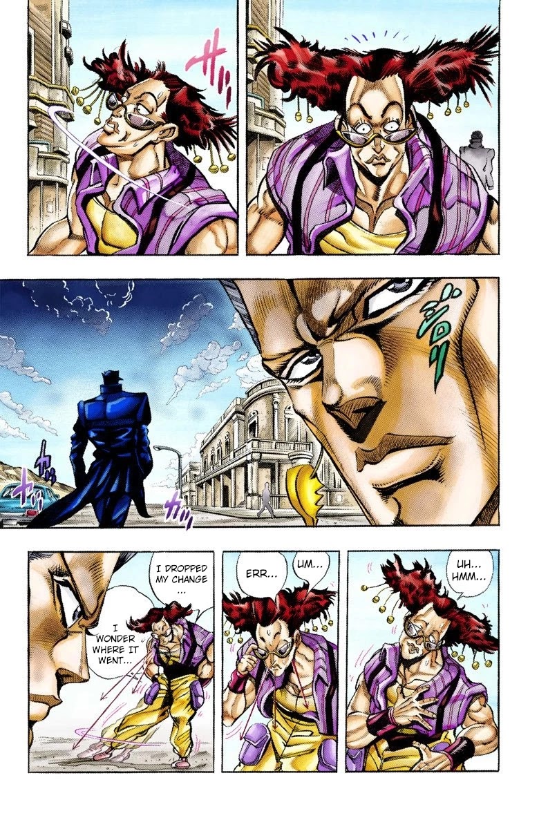 JoJo's Bizarre Adventure Part 3 - Stardust Crusaders (Official Colored) Chapter 92 page 4 - Chapter 92: 'Sethan' Alessi Part 1