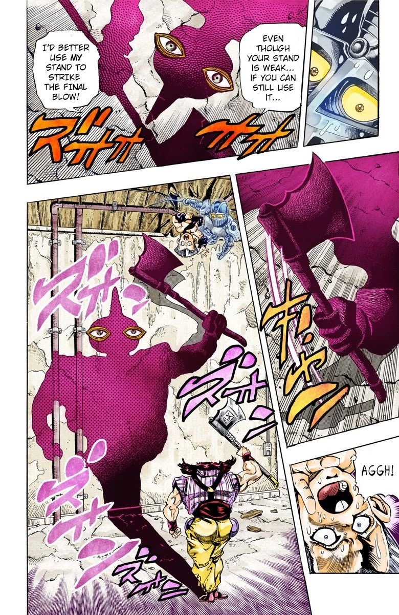JoJo's Bizarre Adventure Part 3 - Stardust Crusaders (Official Colored) Chapter 93 page 10 - Chapter 93: 'Sethan' Alessi Part 2