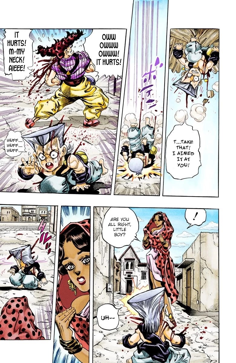 JoJo's Bizarre Adventure Part 3 - Stardust Crusaders (Official Colored) Chapter 93 page 13 - Chapter 93: 'Sethan' Alessi Part 2