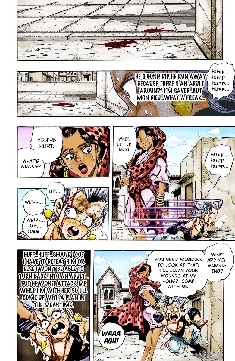 JoJo's Bizarre Adventure Part 3 - Stardust Crusaders (Official Colored) Chapter 93 page 14 - Chapter 93: 'Sethan' Alessi Part 2