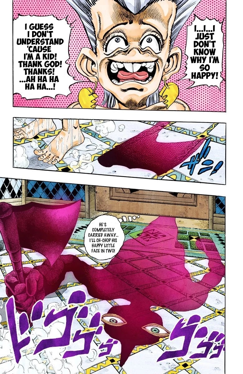 JoJo's Bizarre Adventure Part 3 - Stardust Crusaders (Official Colored) Chapter 93 page 19 - Chapter 93: 'Sethan' Alessi Part 2