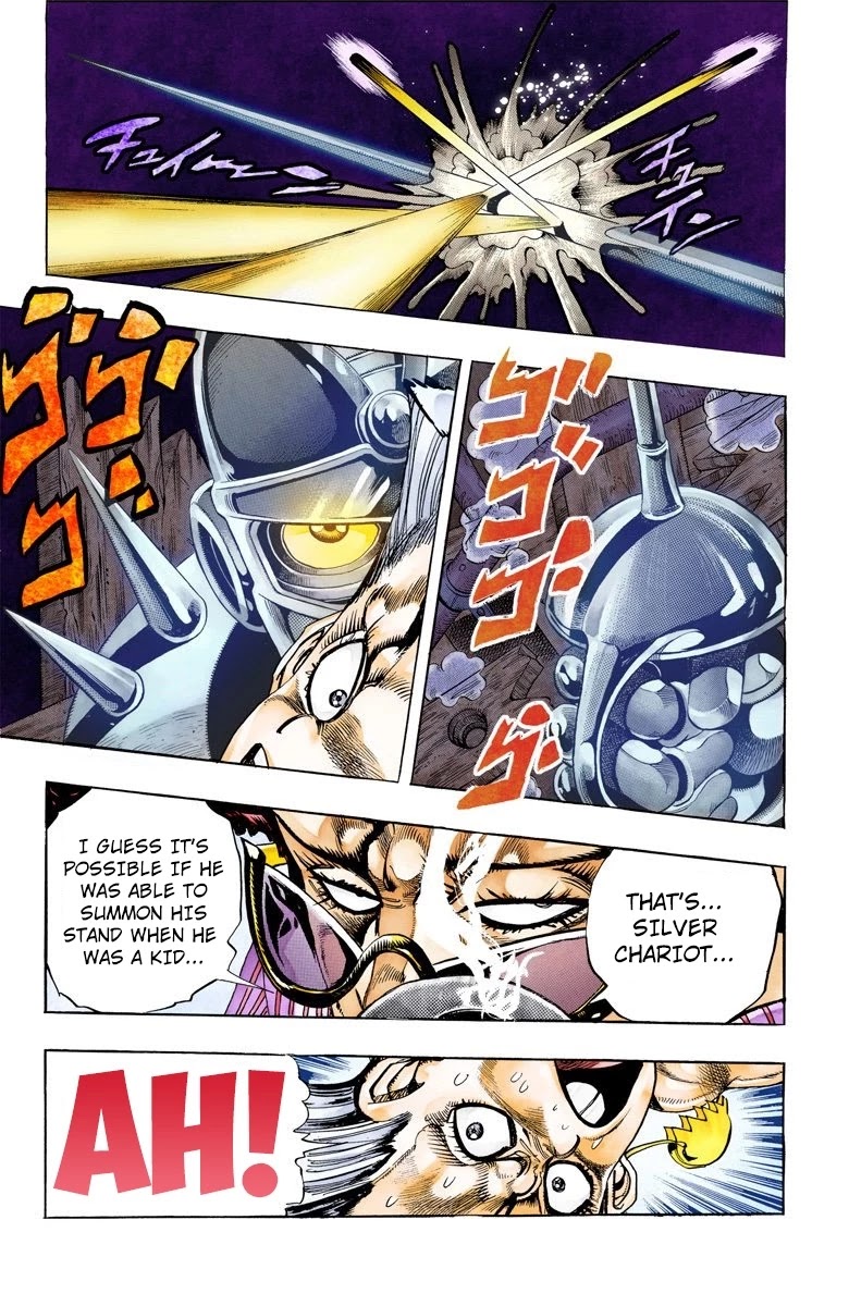 JoJo's Bizarre Adventure Part 3 - Stardust Crusaders (Official Colored) Chapter 93 page 7 - Chapter 93: 'Sethan' Alessi Part 2
